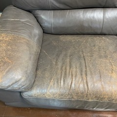 人工皮革ソファの画像