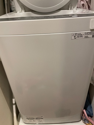 美品★シャープ洗濯機(6kg SHARP ES-GE6FJ-W)