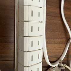延長コード　落雷タップ付き　USBの画像