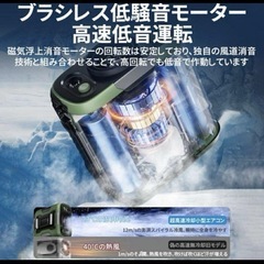 新品 腰掛け扇風機　ベルトファンの画像
