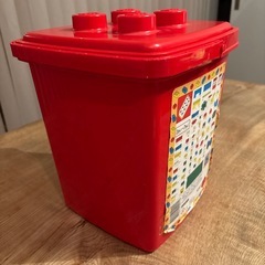 LEGO 赤バケツのみ　中身なし　の画像