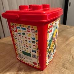 LEGO 赤バケツのみ　中身なし　の画像