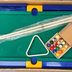 ij3898A 本格ビリヤードテーブル MY POOL TABLE SET No.18291 100cm×55cm ボール収納 ワンタッチ取り出し スライドスコアボードの画像