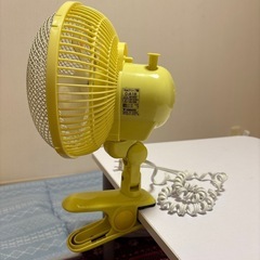 扇風機クリップ式YAMAZENヤマゼン製の画像