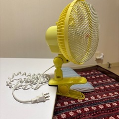 扇風機クリップ式YAMAZENヤマゼン製の画像