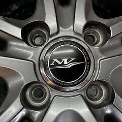Weds NIRVANA ニルヴァーナ 社外ホイール 14インチ 4本 4.5J4HPCD100+45 タント N-BOX等　(SHF009)の画像