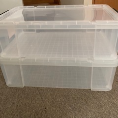 天馬 クリア収納ケース 2個セットの画像