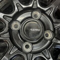 HOT STAFF G-SPEED 社外ホイール 14インチ 4本 4.5J4HPCD100+45 タント ウェイク スペーシアギア等　(SHF013) の画像