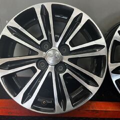 ダイハツ タントカスタム 純正ホイール 15インチ 4本 4.5J4HPCD100+45 ウェイク等　(SHF012)の画像