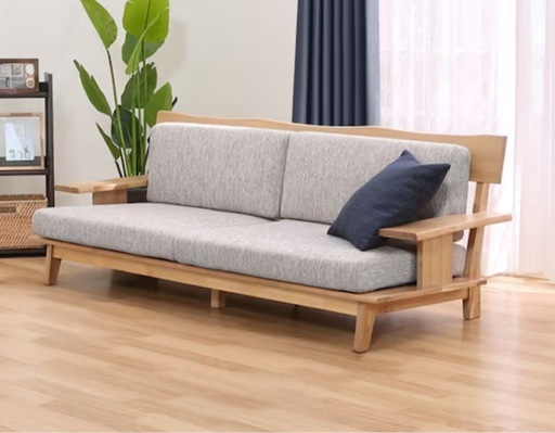 ニトリ　3人掛け布張りソファ(
アカツキ NA)