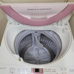 美品★安心の日本メーカーシャープ製　全自動洗濯機 6.0kg　配送お手伝い可の画像