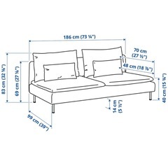 IKEA SODERHAMN 3人掛け
の画像