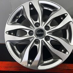 BS BRIDGESTONE BALMINUM バルミナ 社外ホイール 16インチ 4本 6.5J5HPCD114.3+38 アルファード等　(SHD008)の画像