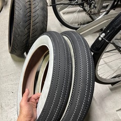 電動自転車　タイヤ2セット引き取りの画像