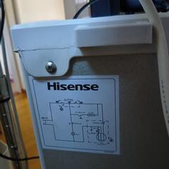 Hisense2ドア冷蔵庫の画像