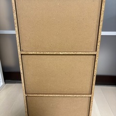 カラーボックス 扉付きの画像