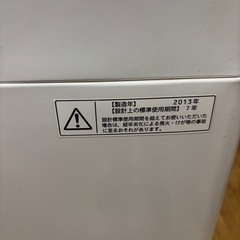 【決定】2013年製 TOSHIBA5.0kg洗濯機 AW-605Wの画像