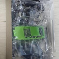 プラモデル　1/32 楽プラ　トヨタスプリンタートレノカスタムAE86 グリーン未組立の画像
