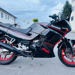 北海道　カワサキ　GPX250 旧車　フルカウル　格安出品！外装美品！走行少ない！バッテリー新品付き　の画像