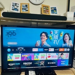 シャープ2tc40ae1スピーカファイヤーTV3点の画像