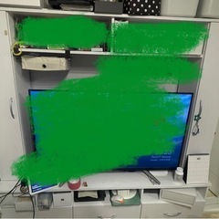 大容量収納付きテレビ台の画像