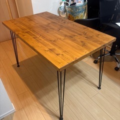 【美品】LOWYAダイニングテーブル 120×70cm／シンプルでおしゃれ！の画像