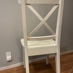 IKEA インゴルフ　チェア　INGOLF 白の画像