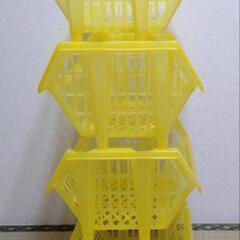 プラスチック収納バスケットの画像