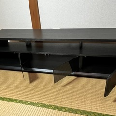 取りに来ていただける方　美品 テレビボード ブラックの画像
