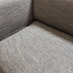 ニトリ2人掛け用ソファ(オットマン付き)の画像