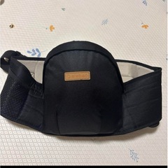 ブラック ヒップシート メッシュポケット付きの画像