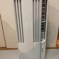 コロナ窓用エアコン CW-1621 2021年 窓用エアコン テラス窓用取付枠付きの画像