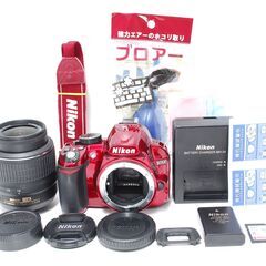 限定カラーレッド Nikon D3100 スマホ転送 入門にぴったりの一台の画像