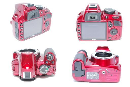 限定カラーレッド Nikon D3100 スマホ転送 入門にぴったりの一台