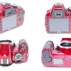 限定カラーレッド Nikon D3100 スマホ転送 入門にぴったりの一台の画像