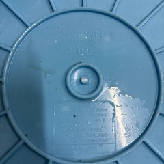 トンボ タライ 62L 日本製 本体 水抜き栓付き ブルー　2個セットの画像