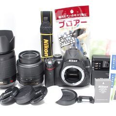 本格一眼レフ入門に Nikon D5000 ダブルレンズ 望遠入門の画像