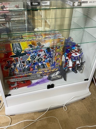 【決まりました】JAJANコレクションラック　ワイドハイタイプ　上置・下段ミラー付き 