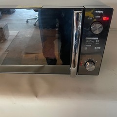 ツインバード ミラーガラスフラット電子レンジ  DR-D278B 2023年の画像