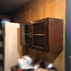 アンティーク調　　ウォールキャビネットの画像