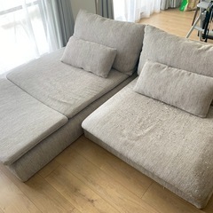 【今週限定！！値段
交渉あり！！】イケア IKEA ソファ ベッド ソーデルハムン の画像