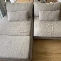 【今週限定！！値段
交渉あり！！】イケア IKEA ソファ ベッド ソーデルハムン の画像