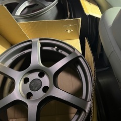 RAYS Gram lights 57 Motor Sport G07Mi6 17×7J 205/40R17 PCD 100 4H レイズ グラムライツの画像