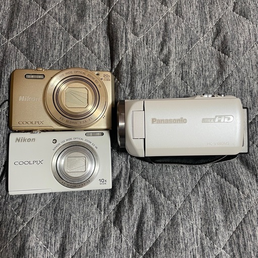 Nikon S7000、S6200、Panasonic V480MS 3台まとめ