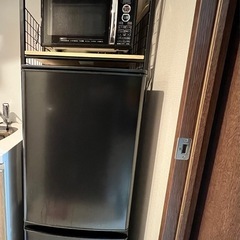 【引渡者決定】【無料|急募】冷蔵庫・洗濯機・電子レンジ・家電ラック 一式セット（8/2(土)午前まで引き取り限定）の画像