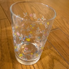 花柄グラス　10個セット　昭和レトロの画像