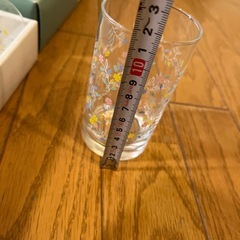 花柄グラス　10個セット　昭和レトロの画像