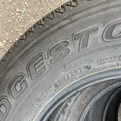 ジムニー シエラJB74 走行100km取り外し ブリヂストン DUELER H/L 195/80R15 4本 の画像