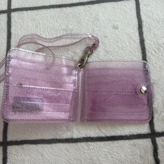 ALMOSTBLUE TWINKLE JELLY WALLETクリア財布の画像