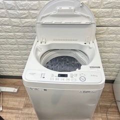 SHARP 洗濯機分解洗浄済み　✨✨ 5.5kg の画像